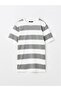 Xside Crew Neck Short Sleeve Striped Combed Cotton Men's T-Shirt (S5) - 5