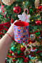 Kiss & Cherry Themed Heart Colorful Design Porcelain Mug - 6