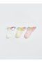 Lcw Kids Tulle Detailed Girls' Booties Socks 3-Pack (S5)