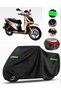 Dorado sandor 250 rear bag compatible motorcycle tarpaulin premium (lock compatible)-black