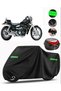 Kawasaki Zl 600 Rear Bag Compatible Motorcycle Tarpaulin Premium (Lock Compatible)-Black