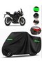 Yamaha Fazer 8 Abs Rear Bag Compatible Motorcycle Tarpaulin Premium (Lock Compatible)-Black