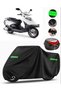 Kuba city go rear bag compatible motorcycle tarpaulin premium (lock compatible)-black