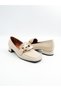 Women's Genuine Leather Heeled Shoes - 3
