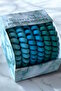 Set of 6 Blue Color Spiral Buckles