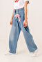 Girl's Side Pleated Denim Trousers 2194 - 2