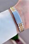 Gold Silver Color Guaranteed Number Women's Wristwatch - 6
