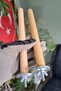 Natural Wood Perch and Pedicure Perch Set for Parrots – Health and Comfort in One |   25 cm - 18 mm - 4