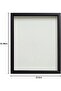 Drayton Range A4 Picture Photo Frame, Black - 2