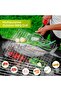 RF10371 BBQ Grill, Chromium-Plated Iron,Wooden Handle, Folding Basket for Fish & Veggies. - 3