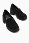 Boi Black Suede Platform Casual Women's Shoes