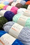 Velvet Slim Hand Knitting Yarn Blanket Yarn Sweater Yarn Baby Blanket Yarn Velvet Yarn Amigurumi Yarn Mint - 7