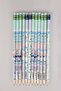 Dekomus with Licensed Stitch 12 Pieces of Lead Pencils with Eraser