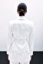 Tie-Up Jacquard Jacket - Ecru - 6