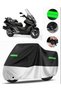 Honda Fjs 600 Silverwing Abs Rear Case Compatible Premium Motorcycle Tarpaulin (Lock Compatible) Black-Gray