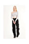 23254281 Ribbed Knit One-Shoulder Long Sleeve Blouse Gray - 3