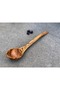 Natural Olive Tree Wooden Ladle – 36 cm - Aphrodite Collection - Wooden Soup Ladle