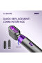 3-in-1 Hair Dryer Brush Purple/Grey - 4