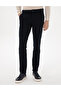 Navy Blue Slim Fit Canvas Trousers 50311631 -Vr033 - 2