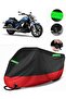 Yamaha Xvs 950 a Compatible Premium Motorcycle Tarpaulin (Lock Compatible) Black-Red