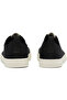 Men's Black Low-Top Canvas Sneakers - Iconic Branding for a Clean Look - 5