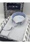 Classic Long Sleeve Striped Gift Boxed Men's Shirt Fs-003864 - Light Blue