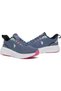 Women's Navy Low-Top Sneakers - Bold Lace-Up Style, Comfortable Casual Footwear - 3