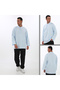 Men's Black Shirt with Epaulettes and Long Length - White - 7