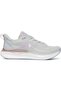 Women's Grey Low-Top Sneakers - Bold Lace-Up Style, Comfortable Casual Footwear