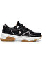 Women's Black Low-Top Sneakers - Lightweight Lace-Up Design