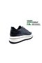 Genuine Leather High Sole Men's Black Stylish Sports Sneaker Shoes - 3