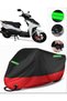 Motolux Rossi Rs 50 Compatible Premium Motorcycle Tarpaulin (Lock Compatible) Black-Red