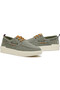 Men's Khaki Low-Top Sneakers - Lightweight Slip-On Design with Iconic Branding for a Clean Look - 3