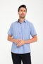 Classic Short Sleeve Neon Floral Armure Gift Boxed Men's Shirt Fs-001214 - Indigo - 5