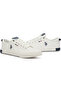 Men's White Low-Top Canvas Sneakers - Iconic Branding for a Clean Look - 3