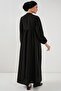 Women's Long Hijab Dress 2525 - Black - 6