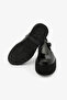 Black Patent Leather Platform Sole Women's Shoes - 6