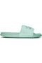 Women's Green Slides - Lightweight, Comfortable Casual Shoes - 5