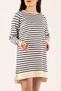 Striped Polyemit Tunic