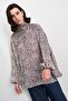 Emma Patterned Tunic Claret Red - 3