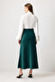 100% Cotton Basic Satin Skirt - 4