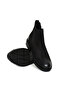 Genuine Nubuck Leather Chelsea Black Men's Boots Rubber Sole - 02984 - 4