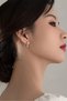 Heart Women's Steel Earring Pair Stainless Surgical Steel mse31 - 5