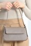 Daily Minimal Covered Women's Shoulder and Shoulder Bag Mink - 3