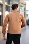 Breast Zippered Judge Collar Suede Seasonal Coat Pldp 2904 - 5
