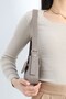 Daily Minimal Covered Women's Shoulder and Shoulder Bag Mink - 2