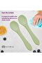 Set Lingurite din silicon - Raw Green - 3
