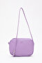 Lilac U23 - Single Zipper Adjustable Women's Mini Shoulder Bag, Crossbody, Urban Style - 2