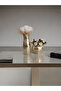 Mirror Glass Vase Set of 2 Light Gold