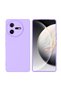 Casper Via A40 Compatible Silicone Case - Flexible Pastel Color Cover with Camera Protection - Lilac